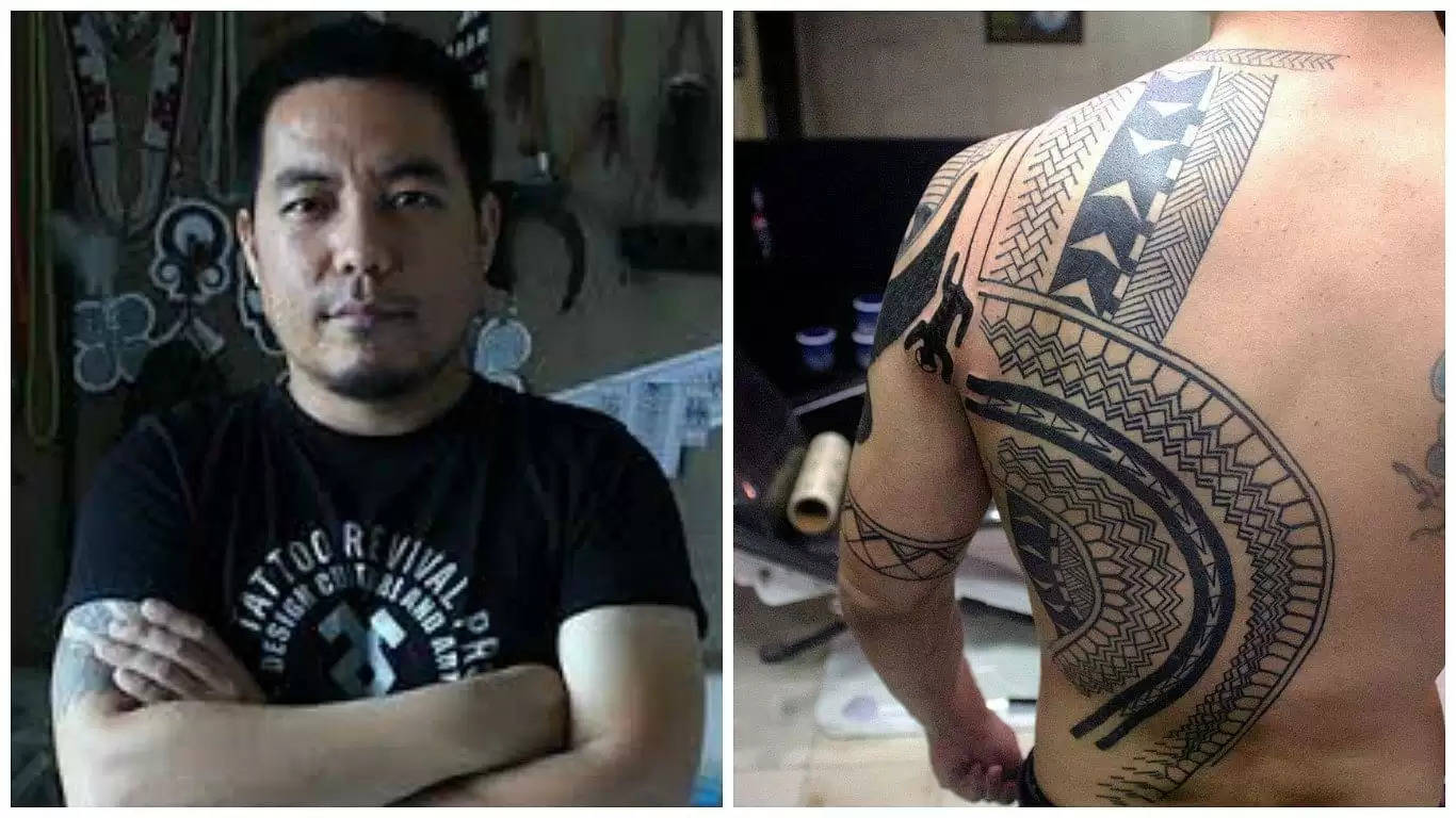 Konyak Naga tattooed head hunter | http://www.peteoxford.com